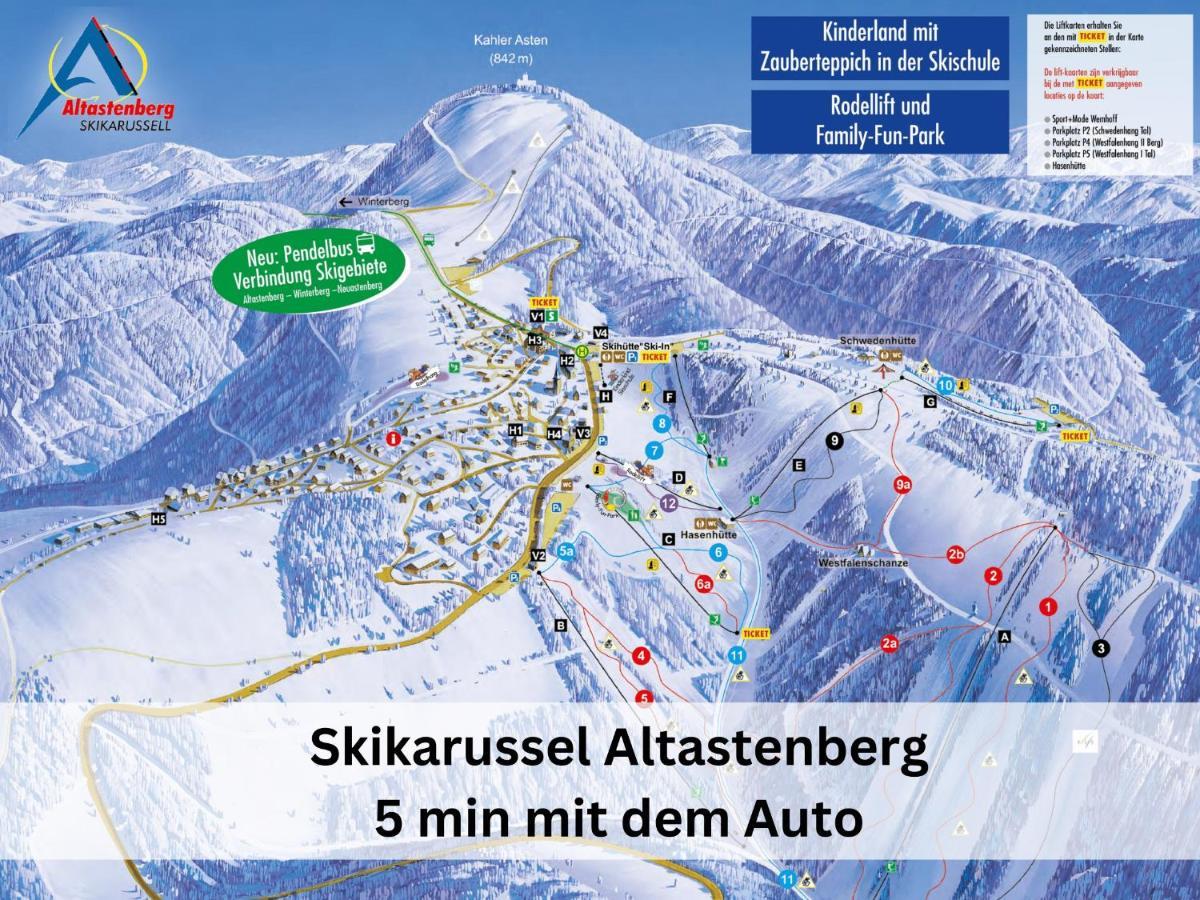 Ferienhaus Grimme - 350M2, 18 Betten - Mit Indoorspielplatz, Pool, Grosser Terrasse, Grill, Sauna, Kicker, Dart, Uvm - Ideal Fuer Familien Schmallenberg Zewnętrze zdjęcie