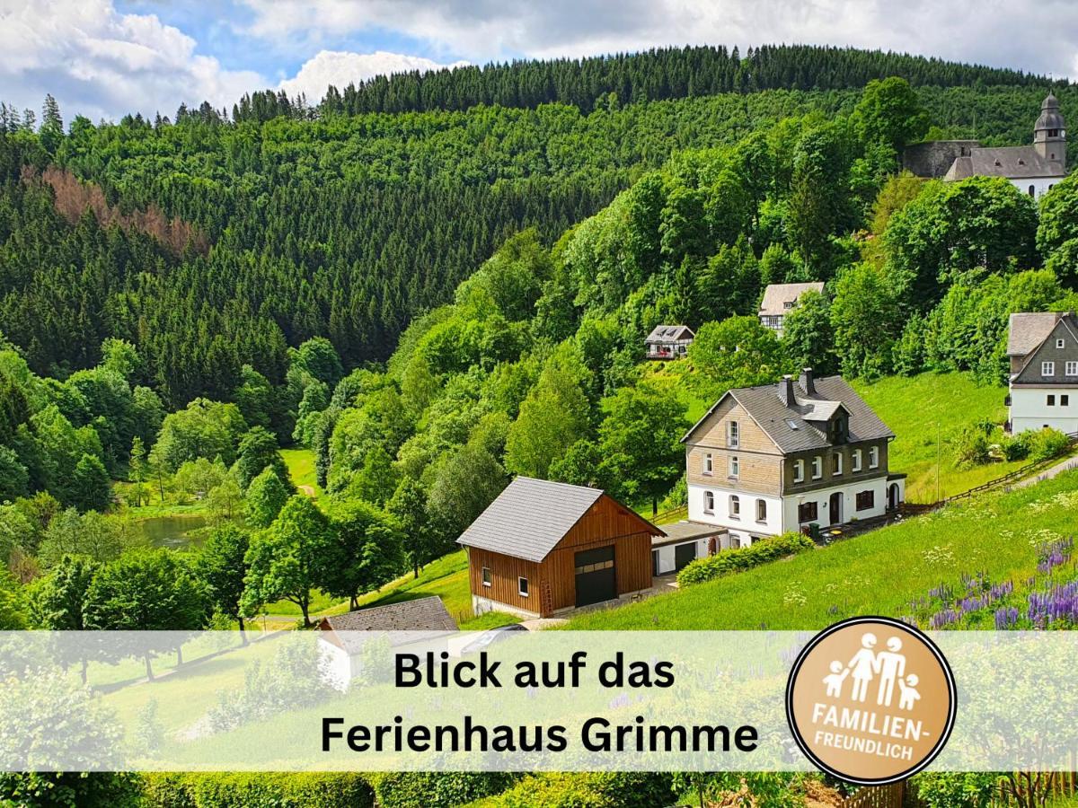 Ferienhaus Grimme - 350M2, 18 Betten - Mit Indoorspielplatz, Pool, Grosser Terrasse, Grill, Sauna, Kicker, Dart, Uvm - Ideal Fuer Familien Schmallenberg Zewnętrze zdjęcie