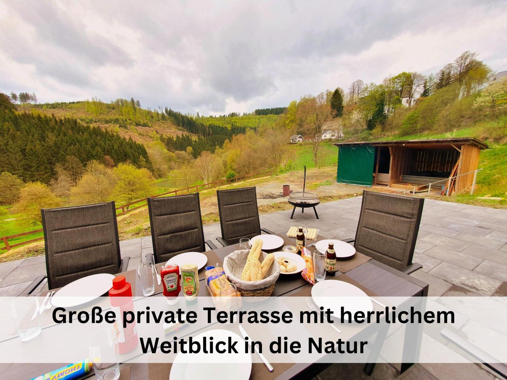 Ferienhaus Grimme - 350M2, 18 Betten - Mit Indoorspielplatz, Pool, Grosser Terrasse, Grill, Sauna, Kicker, Dart, Uvm - Ideal Fuer Familien Schmallenberg Zewnętrze zdjęcie